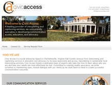 Tablet Screenshot of civicaccess.com